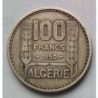 Алжир Французский 100 франков 1950 г.
