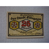 Германия 25 пфенингов нотгельд 1921 г.