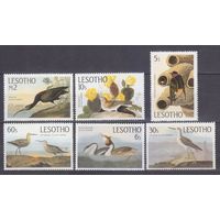 1985 Лесото 525-530 Птицы 11,00 евро