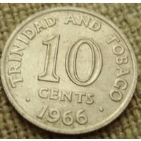 10 центов 1966 Тринидад и Тобаго