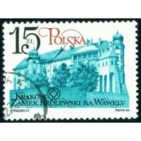 Реставрация памятников архитектуры в Кракове Польша 1984 год 1 марка
