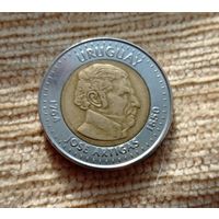 Werty71 Уругвай 10 песо 2000