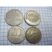 Четыре монеты/15 с рубля!