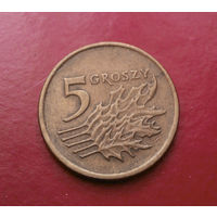 5 грошей 1991 Польша #09