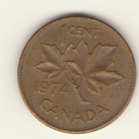 1 цент 1974 г.
