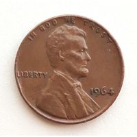 США. 1 цент 1964 г.