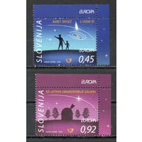 Европа Астрономия Словения 2009 год серия из 2-х марок