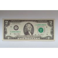 США 2 доллара 2003 г I 19901960 A