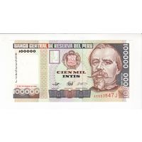 100000 ИНТИ 1989 ПЕРУ