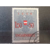 Австрия 1956 Герб Надпечатка