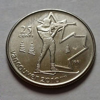 25 центов, Канада 2007 г., олимпиада в Ванкувере, биатлон
