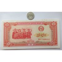 Werty71 Камбоджа 5 риелей 1987 UNC банкнота риэлей