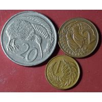 Новая Зеландия. 3 монеты