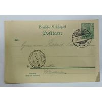 Почтовая карточка 1901г. Германия.