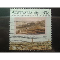 Австралия 1988 г. Сидней в 1800 г.