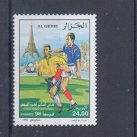 [1042] Алжир 1998. Спорт.Футбол.Чемпионат мира. Одиночный выпуск. MNH