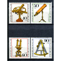 Германия (ФРГ) - 1981г. - Оптические инструменты - полная серия, MNH, одна марка с отпечатками [Mi 1090-1093] - 4 марки