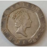 Великобритания 20 пенсов 1995