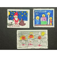 Швеция 1972. Рождественские марки. Полная серия