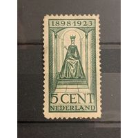 Нидерланды 1923. Королева Вильгельмина
