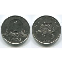 Литва. 1 лит (2002)