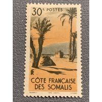 Сомали 1947. Пустыня Данакиль. Французская колония
