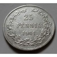 25 пенни 1901 г., L  серебро