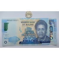 Werty71 Малави 200 Квача 2022 UNC банкнота