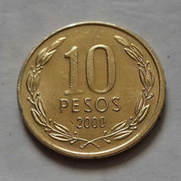 10 песо, Чили 2000 г.