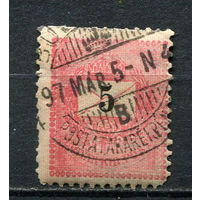 Венгрия - 1888/1898 - Письмо 5К (перф. 11 1/2:11 1/2) - [Mi.30A] - 1 марка. Гашеная.  (Лот 30EQ)-T7P7