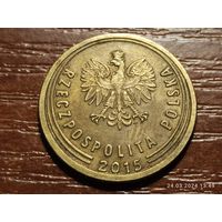 Польша 5 грошей 2015