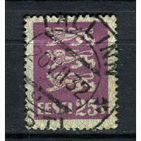 Эстония - 1928/1929 - Герб 25S - [Mi.83] - 1 марка. Гашеная.  (Лот 94BS)