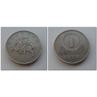 1 лит Литва 2001 г.в. - из мешка
