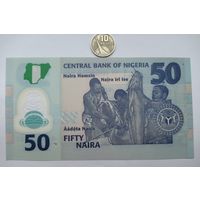 Werty71 Нигерия 50 Найра 2013 UNC банкнота рыба