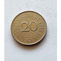 Маврикий 20 центов, 2007