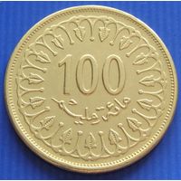 Тунис. 100 миллимов 1997 год  КМ#309