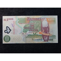 Замбия 1000 квача 2004г.