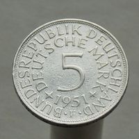 Германия 5 марок 1951 F