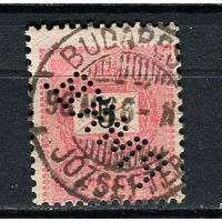 Венгрия - 1888/1898 - Письмо 5К (перф. 12:11 1/2) - [Mi.30B] - 1 марка. Гашеная.  (Лот 31EQ)-T7P7
