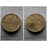 Литва 10 центов 2008