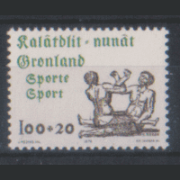 ГРЕН. 1976. Национальный гренландский спорт. Чист.