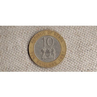 Кения 10 шиллингов 1997/биметалл(Ki)