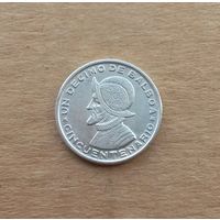 Панама, 1/10 бальбоа 1953 г., серебро 0.900, 50 лет независимости