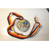 Спортивная медаль, велоспорт, 1995 год, Германия, тяжёлый металл.