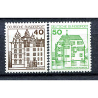 Германия (ФРГ) - 1980/92г. - Стандартный выпуск. Замки и дворцы - полная серия, MNH [Mi 1037-1038] - 2 марки