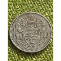 Гайана 25 центов 1967 г