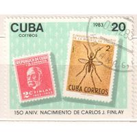 CARLOS J. FINLAY. 1 марка, 1983г.,гаш. Куба.