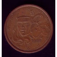 2 цента 1999 год Франция