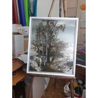 Дедюля В.В. Картина в новой раме "Осень". Цена снижена