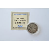 Памятный жетон. 10 евро 1998, Германия.